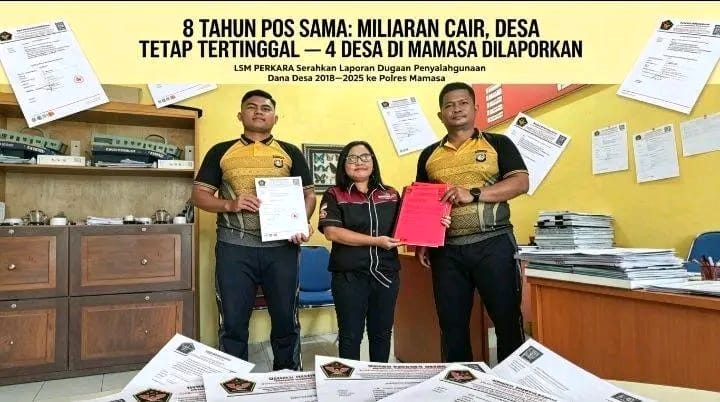 LAPORAN SUDAH MASUK POLRES, KADES KELILING KLARIFIKASI — MENGAPA TAK BERANI JAWAB DI MEDIA YANG MENANYAKAN?