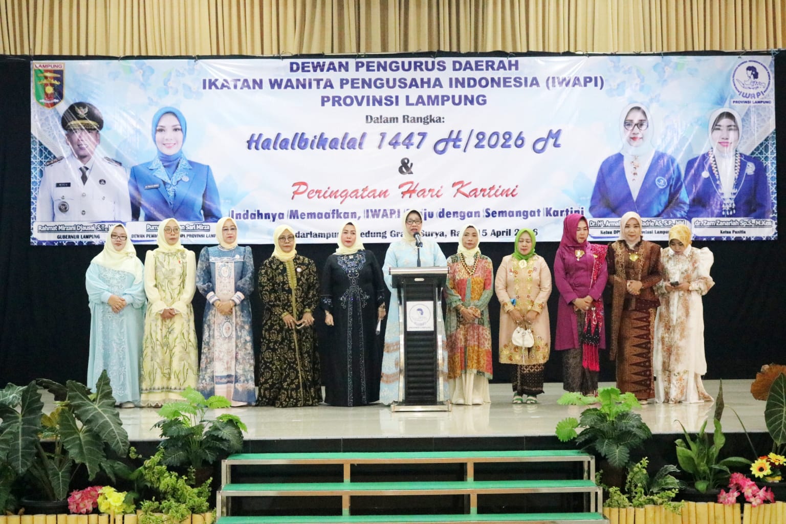 Gelar Peringatan Hari Kartini dan Halalbihalal, IWAPI Lampung Nyalakan Semangat 'UMKM Lampung Mendunia'