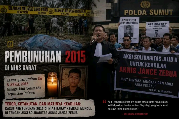 Diam Bukan Karena Pasrah: Kasus Pembunuhan 2015 di Nias Terungkap, Bukti Kegagalan Polres Nias
