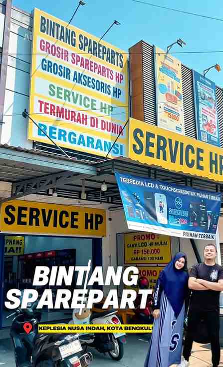 *Penuhi Kebutuhan Digital Warga Bengkulu, Konter Handphone 'Bintang Sparepart' Resmi Dibuka di Kawasan Nusa Indah*